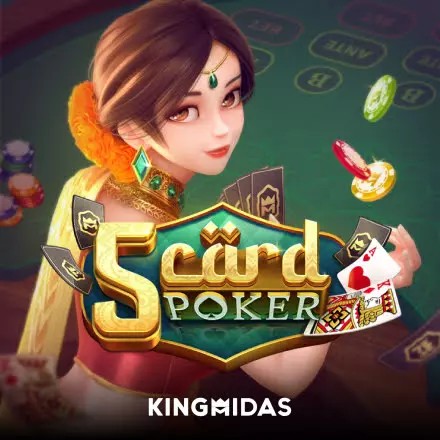 5 Card Poker by King Midas, showcased at fairplay-casino.com.nl – game logo
