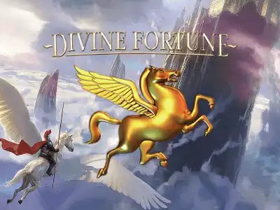 Divine Fortune logo by NetEnt at FairPlay Casino