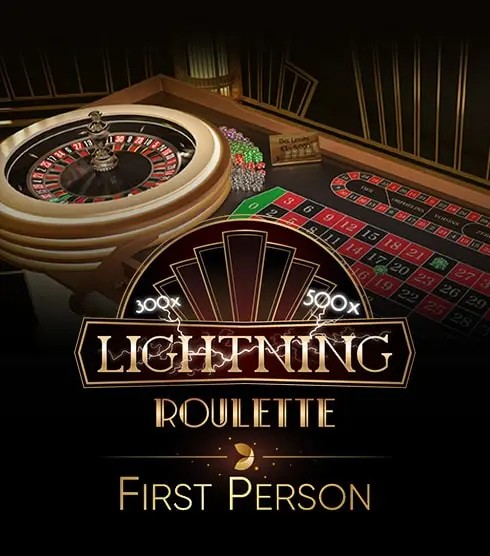 First Person Lightning Roulette casino game by Evolution – featured logo at FairPlay Casino