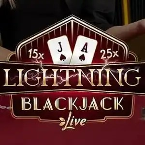 Lightning Blackjack game by Evolution – logo hosted on FairPlay Casino