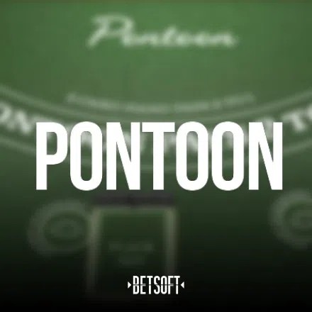 Pontoon slot logo by Betsoft Gaming at FairPlay Casino