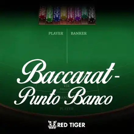 Punto Banco slot logo by Red Tiger Gaming at FairPlay Casino